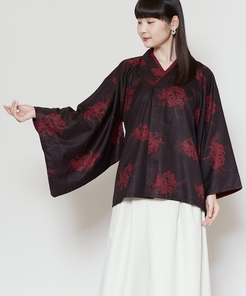 カヤ(カヤ)の「【カヤ】暗がりトップス(その他トップス・レディース・ピンク系その他/ブラック×レッド/ホワイト系その他/パープル/グレー・FREE)」の8枚目の写真