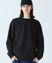 ワントーンクルーネック 鹿の子ニット / 鹿の子スウェット トレーナー