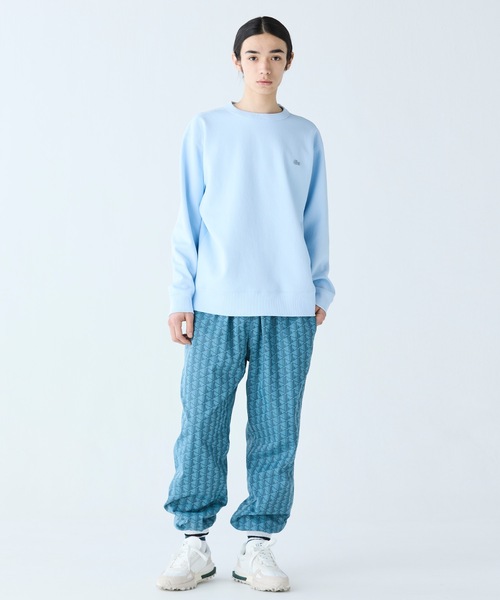 ワントーンクルーネック 鹿の子ニット / 鹿の子スウェット（スウェット