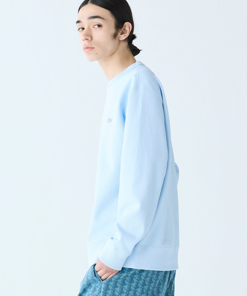 ワントーンクルーネック 鹿の子ニット / 鹿の子スウェット（スウェット