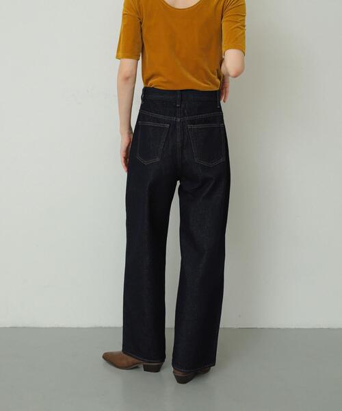 SENSE OF PLACE by URBAN RESEARCH（センスオブプレイスバイアーバンリサーチ）の「『WEB/一部店舗限定』ワイドデニム（デニムパンツ・レディース・グレー/ライトインディゴブルー/ワンウォッシュ・SMALL/MEDIUM）」の18枚目の写真