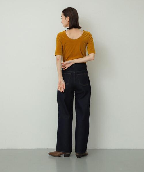 SENSE OF PLACE by URBAN RESEARCH（センスオブプレイスバイアーバンリサーチ）の「『WEB/一部店舗限定』ワイドデニム（デニムパンツ・レディース・グレー/ライトインディゴブルー/ワンウォッシュ・SMALL/MEDIUM）」の21枚目の写真