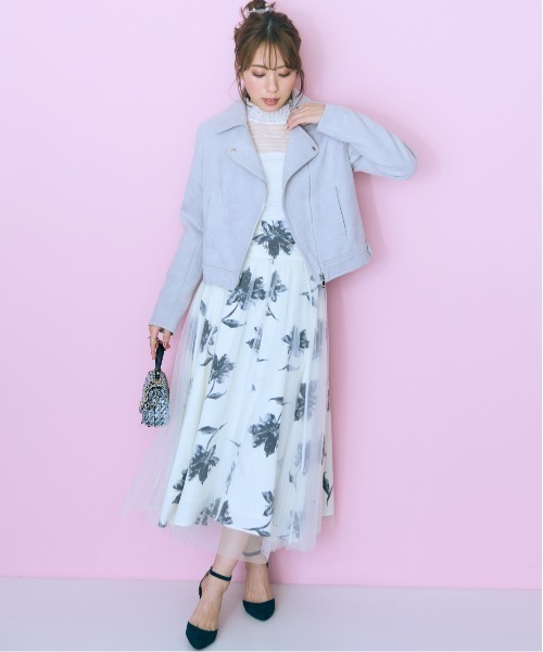 marun(マルン)の「<大きいサイズ> レーストップス marun(Tシャツ/カットソー・レディース・ピンク/オフホワイト/ブラック・4L/3L/LL/L/5L)」の19枚目の写真