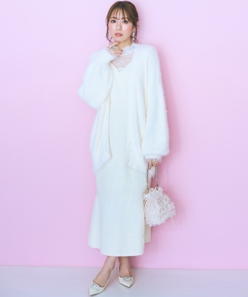 marun(マルン)の「<大きいサイズ> レーストップス marun(Tシャツ/カットソー・レディース・ピンク/オフホワイト/ブラック・4L/3L/LL/L/5L)」の20枚目の写真