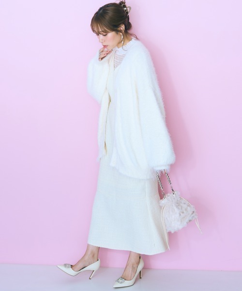 marun(マルン)の「<大きいサイズ> レーストップス marun(Tシャツ/カットソー・レディース・ピンク/オフホワイト/ブラック・4L/3L/LL/L/5L)」の21枚目の写真