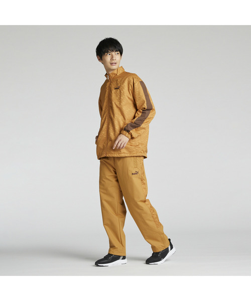 PUMA（プーマ）の「PUMA プーマ メンズ CORE HERITAGE ウーブン AOP ラインド トラックパンツ（その他パンツ・メンズ・ブラック/モカ・LARGE/MEDIUM/XX-LARGE/SMALL/X-LARGE）」の8枚目の写真