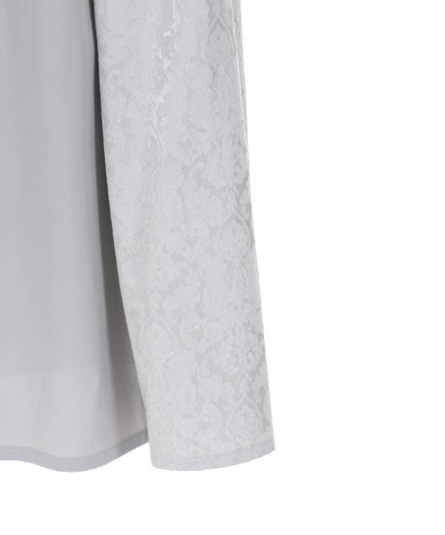 axes femme(アクシーズファム)の「ジャカード切替タックスカート(スカート・レディース・ネイビー/グレー/ワイン・FREE)」の9枚目の写真