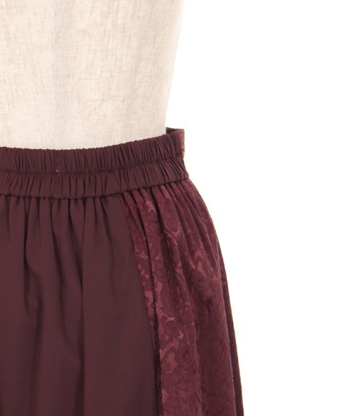 axes femme(アクシーズファム)の「ジャカード切替タックスカート(スカート・レディース・ネイビー/グレー/ワイン・FREE)」の18枚目の写真