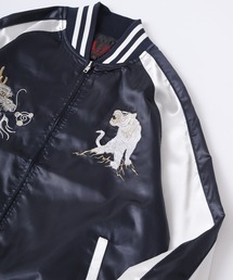 FUNALIVE（ファンアライブ）の「刺繍 サテン スカジャン（スカジャン）」