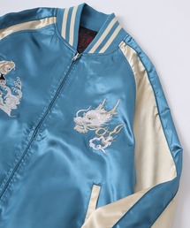 FUNALIVE（ファンアライブ）の「刺繍 サテン スカジャン（スカジャン）」