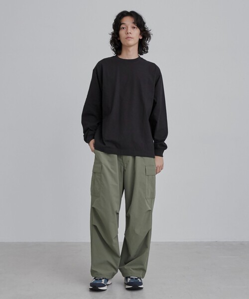 coen(コーエン)の「マックスウェイトロングスリーブTシャツ(Tシャツ/カットソー・メンズ・ブラック/ホワイト/コバルトブルー/パープル・M/L/XL)」の5枚目の写真