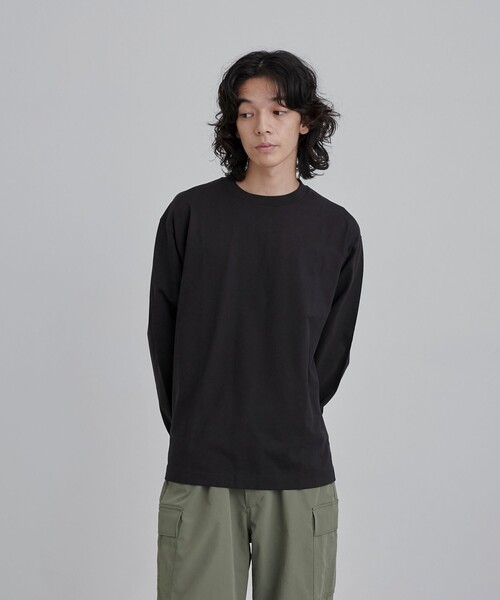 coen(コーエン)の「マックスウェイトロングスリーブTシャツ(Tシャツ/カットソー・メンズ・ブラック/ホワイト/コバルトブルー/パープル・M/L/XL)」の8枚目の写真