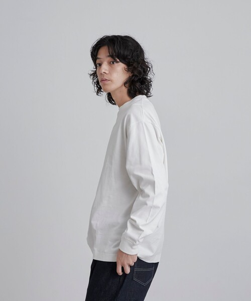 coen(コーエン)の「マックスウェイトロングスリーブTシャツ(Tシャツ/カットソー・メンズ・ブラック/ホワイト/コバルトブルー/パープル・M/L/XL)」の13枚目の写真