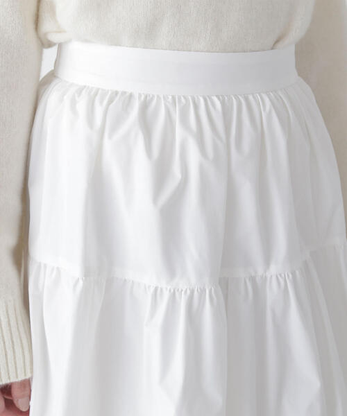 NATURAL BEAUTY BASIC（ナチュラルビューティーベーシック）の「◇バルーンミニスカート（スカート・レディース・ブラック/オフホワイト/ベージュ・SMALL/MEDIUM）」の10枚目の写真
