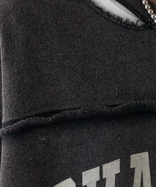 FREAK'S STORE（フリークスストア）の「パウダー加工 ロゴスウェット（スウェット・レディース・チャコール/ブルー/オフホワイト・ﾌﾘ-）」の19枚目の写真