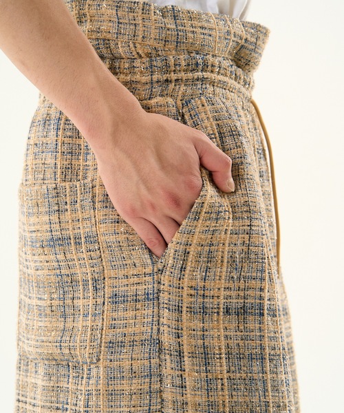 DISCOVERED(ディスカバード)の「TWEED LAYERED PANTS(その他パンツ・メンズ・ブラック/ベージュ・1/3)」の10枚目の写真