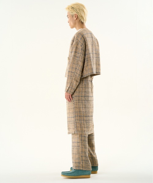 DISCOVERED(ディスカバード)の「TWEED LAYERED PANTS(その他パンツ・メンズ・ブラック/ベージュ・1/3)」の14枚目の写真
