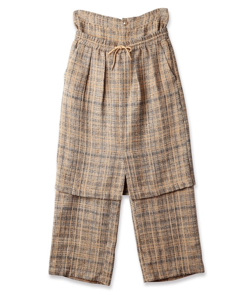 DISCOVERED(ディスカバード)の「TWEED LAYERED PANTS(その他パンツ・メンズ・ブラック/ベージュ・1/3)」の8枚目の写真