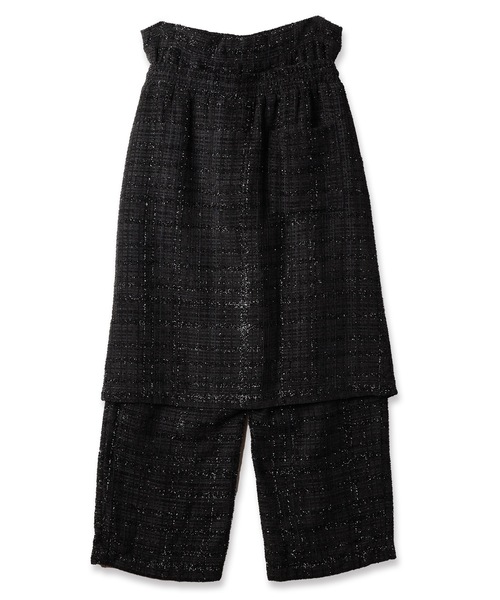 DISCOVERED(ディスカバード)の「TWEED LAYERED PANTS(その他パンツ・メンズ・ブラック/ベージュ・1/3)」の6枚目の写真