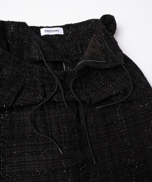 DISCOVERED(ディスカバード)の「TWEED LAYERED PANTS(その他パンツ・メンズ・ブラック/ベージュ・1/3)」の4枚目の写真