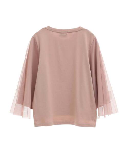 CONVERSE TOKYO(コンバーストウキョウ)の「TULLE DOCKING TEE(Tシャツ/カットソー・レディース・ブラック/ピンク/ブルー・FREE)」の17枚目の写真