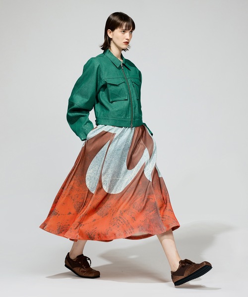 NON TOKYO(ノントーキョー)の「LAME DENIM JACKET(デニムジャケット・レディース・インディゴブルー/グリーン/ブラック・FREE)」の9枚目の写真