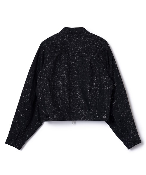 NON TOKYO(ノントーキョー)の「LAME DENIM JACKET(デニムジャケット・レディース・インディゴブルー/グリーン/ブラック・FREE)」の11枚目の写真