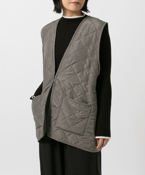 セール】【家事や在宅ワークにも】裏ボアキルトベスト / 145696