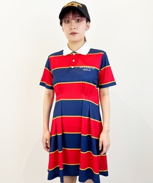 DEVEREUX GOLF（デヴァローゴルフ）の「ミケボーダーワンピース（ワンピース）」