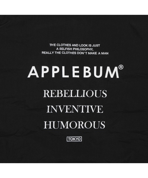 APPLEBUM（アップルバム）の「Light MA-1 Jacket（MA-1・メンズ・ブラック・X-LARGE/LARGE/MEDIUM）」の11枚目の写真