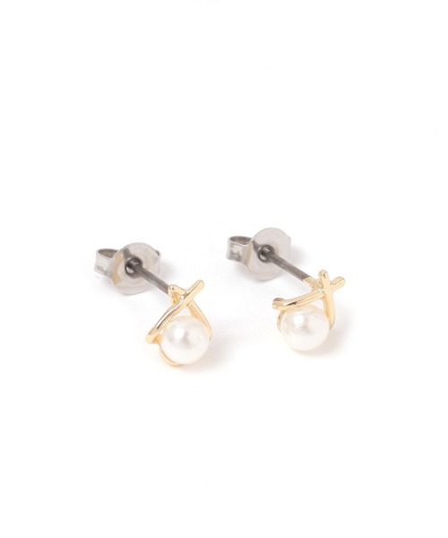 バインドパールピアス / 149864（ピアス（両耳用））｜LAKOLE
