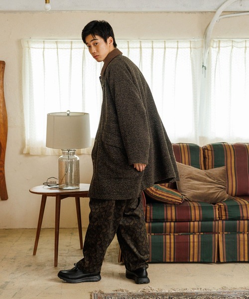 niko and...(ニコアンド)の「ワイドハンティングコート(ダウンジャケット/コート・メンズ・ブラック/ネイビー/カーキ・MEDIUM/LARGE)」の14枚目の写真