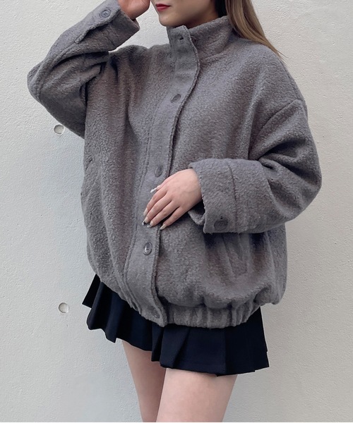 one way（ワンウェイ）の「スタンドカラーブルゾン（ブルゾン・レディース・ホワイト/ブラック/グレー・FREE）」の17枚目の写真