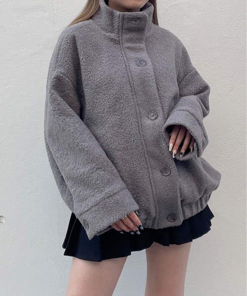 one way（ワンウェイ）の「スタンドカラーブルゾン（ブルゾン・レディース・ホワイト/ブラック/グレー・FREE）」の18枚目の写真