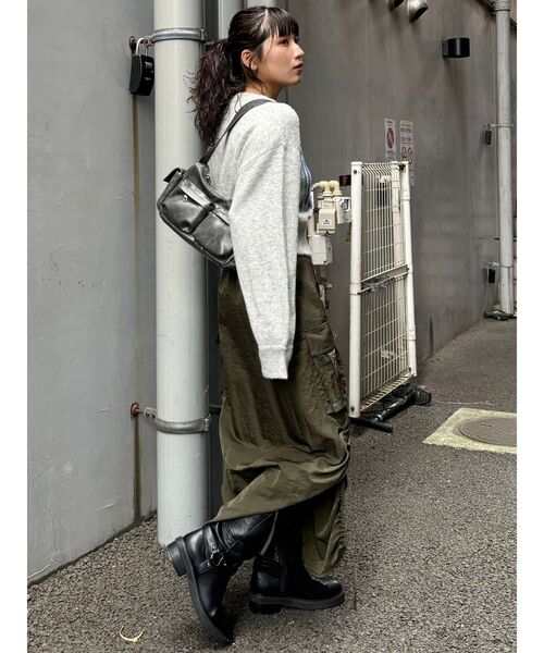 MURUA(ムルーア)の「メニーポケットマルチウェイバッグ(ハンドバッグ・レディース・グレー/ブラック/ブラウン・FREE)」の8枚目の写真