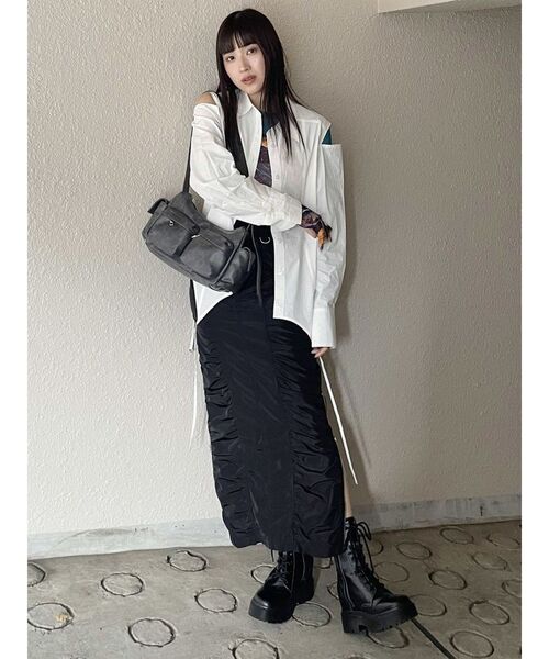 MURUA(ムルーア)の「メニーポケットマルチウェイバッグ(ハンドバッグ・レディース・グレー/ブラック/ブラウン・FREE)」の17枚目の写真