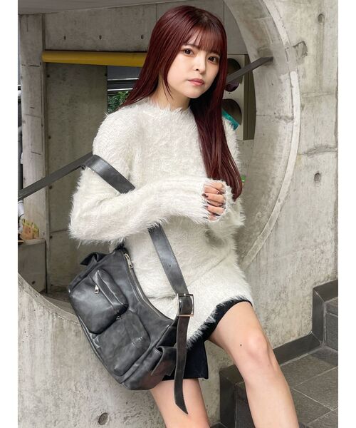 MURUA(ムルーア)の「メニーポケットマルチウェイバッグ(ハンドバッグ・レディース・グレー/ブラック/ブラウン・FREE)」の20枚目の写真