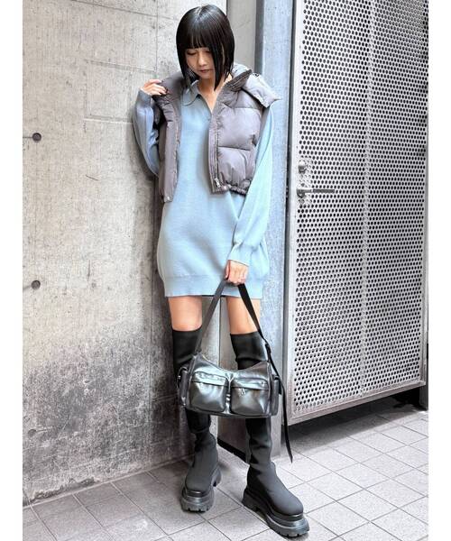 MURUA(ムルーア)の「メニーポケットマルチウェイバッグ(ハンドバッグ・レディース・グレー/ブラック/ブラウン・FREE)」の21枚目の写真