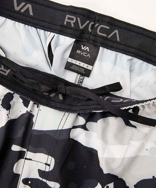 RVCA（ルーカ）の「RVCA メンズ STASH YOGGER STRETCH ウォークパンツ/ショートパンツ/ルーカストレッチ吸汗性能ショートパンツ（その他パンツ・メンズ・ブラック×ホワイト・SMALL/MEDIUM/LARGE/X-LARGE）」の8枚目の写真