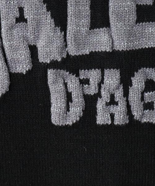 SHOO・LA・RUE(シューラルー)の「◆【静電気軽減/洗える/S-LL】もちもち ふっくらロゴニット(ニット/セーター・レディース・ダークグレー/ライトグリーン/ブラック/ライトベージュ・01/02/03/04)」の12枚目の写真