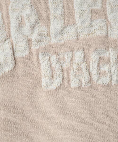 SHOO・LA・RUE(シューラルー)の「◆【静電気軽減/洗える/S-LL】もちもち ふっくらロゴニット(ニット/セーター・レディース・ダークグレー/ライトグリーン/ブラック/ライトベージュ・01/02/03/04)」の20枚目の写真