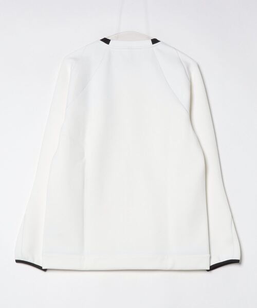 adidas(アディダス)の「アディダス adidas レギュラーフィット ダブルニット 長袖Tシャツ(Tシャツ/カットソー・メンズ・ホワイト/ブラック・S/M/L/LL/3L)」の3枚目の写真