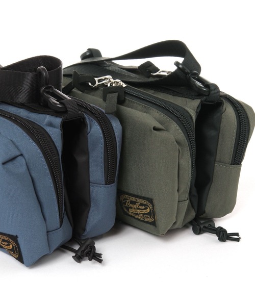 BAYFLOW（ベイフロー）の「マルチポケットショルダー（ショルダーバッグ・レディース・カーキ/ブラック/クリアブルー・FREE）」の21枚目の写真