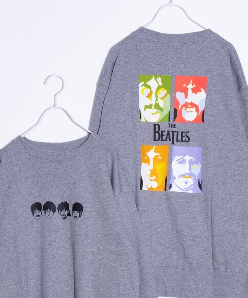 JUNKSOUL(ジャンクソウル)の「【JUNKSOUL】BEATLES YELLOW SUBMARINE クルーネックスウェット(スウェット・メンズ・グレー/インディゴブルー・M/L/XL)」の1枚目の写真