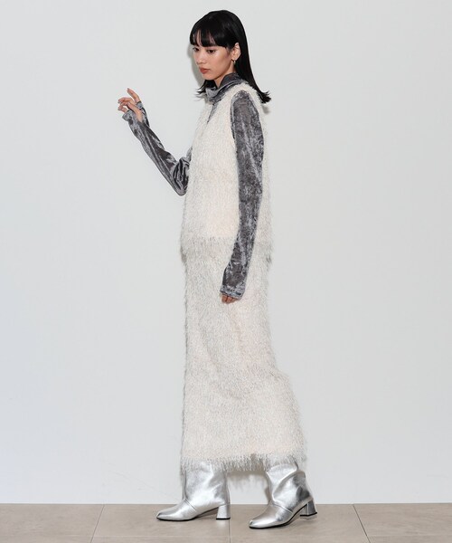 【セール】カットシャギータイトスカート（スカート）｜GALLEST（ギャレスト）