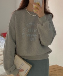 efill | プリント 長袖 ベルベット / スウェット(スウェット)