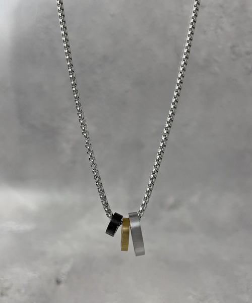 SBG（エスビー）の「SBG デザインチャームネックレス（ネックレス・メンズ・シルバー系その他/シルバー系/シルバー系その他2/シルバー系その他3/シルバー系その他4/シルバー系その他5/シルバー系その他6/シルバー系その他7/シルバー/シルバー系1・FREE）」の4枚目の写真