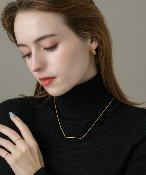 muku（ムク）の「NC/STRAIGHT STICK（ネックレス・レディース・シルバー/ゴールド・FREE）」の4枚目の写真