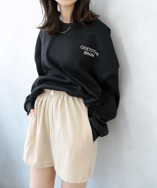 Asterellivi（アステレリビ）の「ショートパンツ（その他パンツ・レディース・ベージュ/ブラック・M/L/XL）」の2枚目の写真