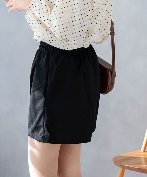 Asterellivi（アステレリビ）の「ショートパンツ（その他パンツ・レディース・ベージュ/ブラック・M/L/XL）」の14枚目の写真